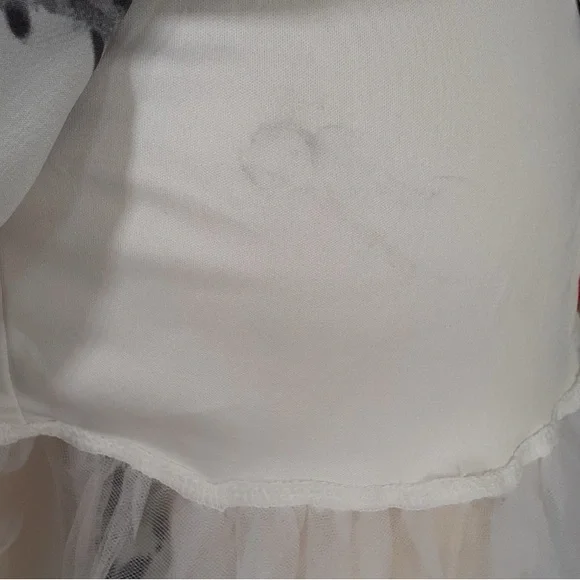 Ruby Rox Black and White Strapless Dress - Picture 8 of 8